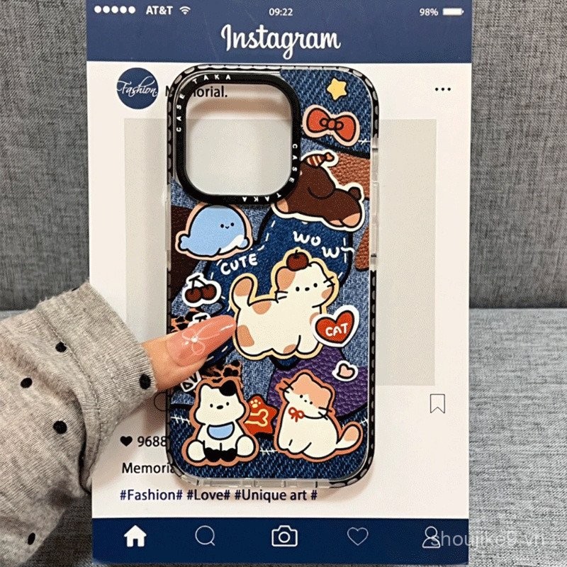 Miếng dán cho động vật nhỏ iPhone 16  Iphone 11  Iphone 12  Iphone 13  Iphone 14  Iphone 15  Iphone 