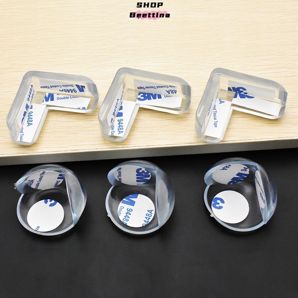 4 Miếng Bịt Góc Bàn, Bọc Cạnh Bàn Silicon Tránh Va Đập, An Toàn Cho Bé Và Người Già-BEETT