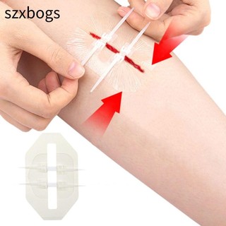 Szxbogs Đóng vết thương khẩn cấp, Không có vết khâu Khóa kéo khẩn cấp Băng dính, Sửa chữa dây buộc chăm sóc vết thương sơ cứu