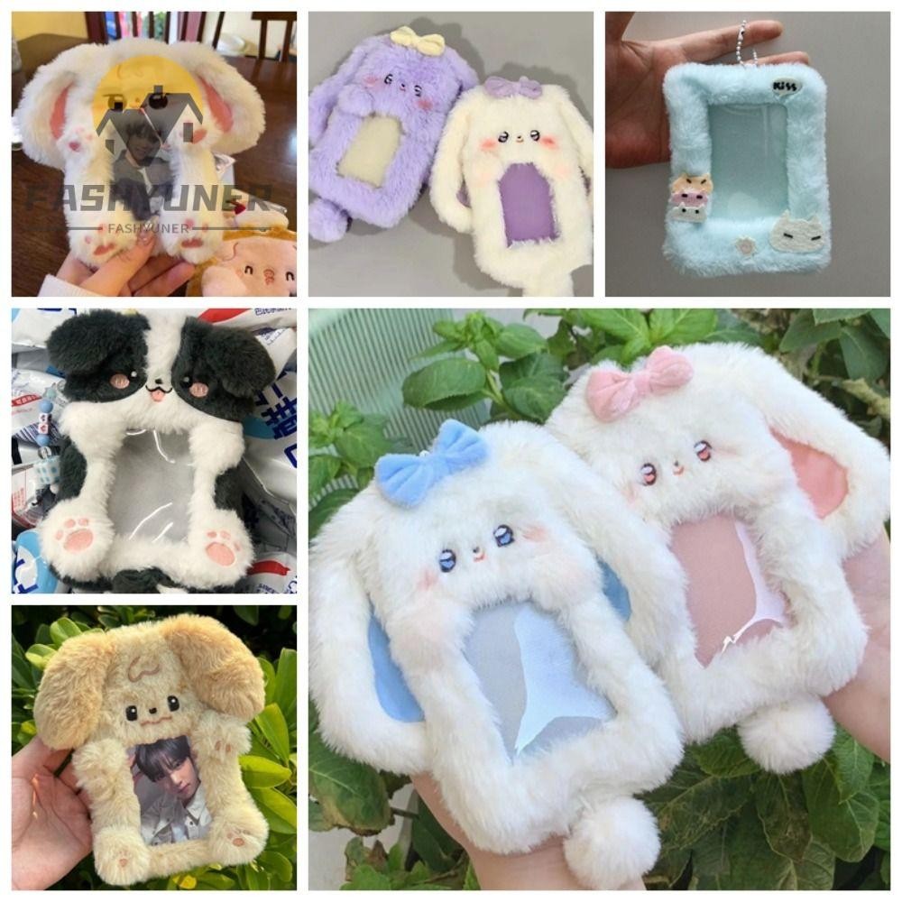 Fashyuner Photocard, Thỏ / Chó / Mèo Thỏ Tai Lớn / Border Collie Photo Card Holder, Quà Tặng Thẻ Sang Trọng Đa Năng Chất Lượng Cao