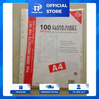Sơ mi lỗ 3C Xifu/TCT 303A mỏng A4- Bìa lá đựng tài liệu