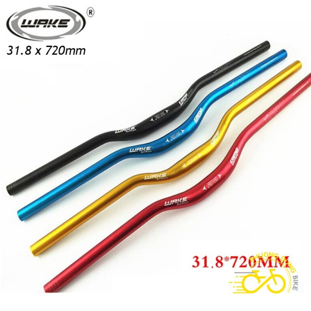 Ghi đông ngang nhôm xe đạp WAKE 31.8x720mm