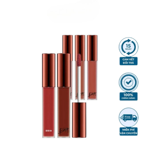Son Bbia 25 màu đỏ nâu đất và các mã màu bestseller của BBIA (Chính hãng)