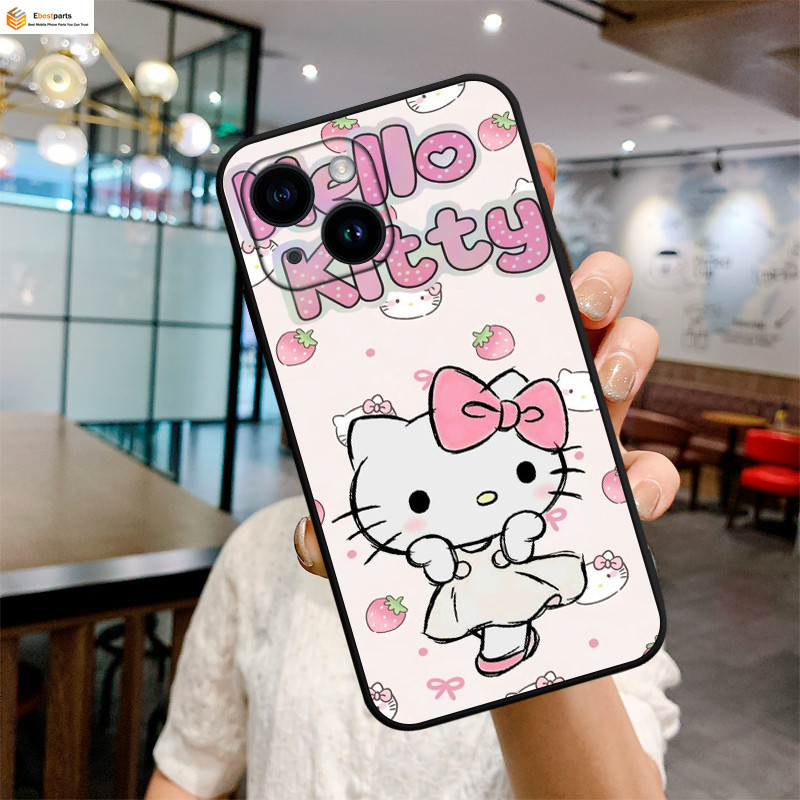 Ebest-Flower TPU Mềm Thẳng Bảo Vệ Toàn Diện Ốp Lưng Điện Thoại iPhone 16 / 15 / 14 / 13 / 12 / 11 Pr