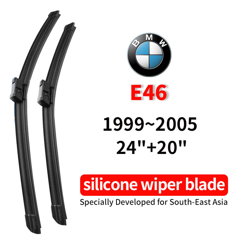 Cần gạt nước BMW E46 (1999 ~ 2005) Cần gạt nước ba phần 22 + 20 inch Cần gạt nước ô tô BMW E46