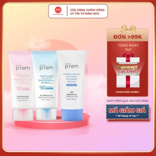  Kem chống nắng Make Prem UV Defense Me Calming Vật Lý   Make P:rem nâng tông Tone Up Sun Cream 50ml 