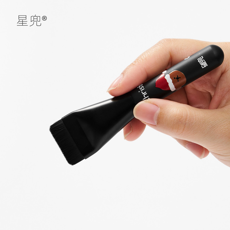 XINGDOU Cọ Tán Kem Nền Cọ Tán Kem Nền Đầu Phẳng Cọ Trang Điểm Không Đánh Dấu Cọ Tán Kem Nền