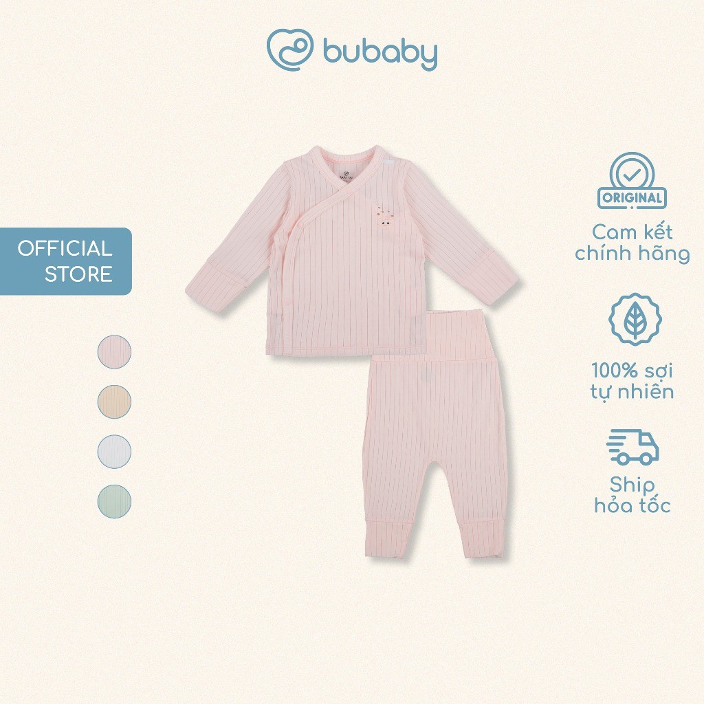 BU Corner - Bộ dài tay cài chéo BU Baby BMD110800