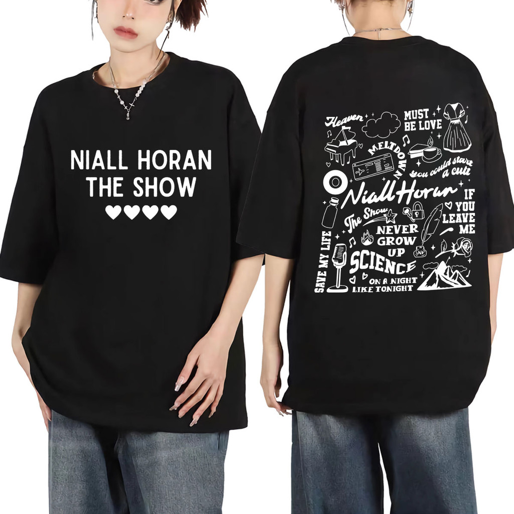 2024 bánh quế cho bạn bè Ca sĩ Niall Horan The Show Limited Graphic T Áo sơ mi Hip Hop Vintage xs-3x