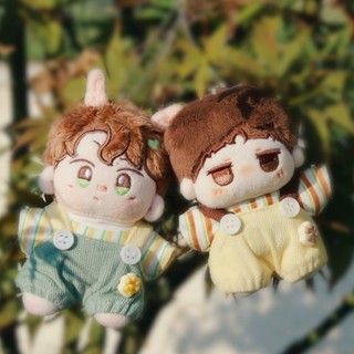 Thích hợp cho bộ quần áo sọc búp bê Cotton 10cm