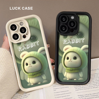 Ốp điện thoại họa tiết thỏ dễ thương ne Mô hình Thích hợp cho iPhone 16 15 Promax 14 13 12 11 XR XS 7 / 8PLUS Retro Cá Tính Sáng Tạo Máy Ảnh Chống Sốc