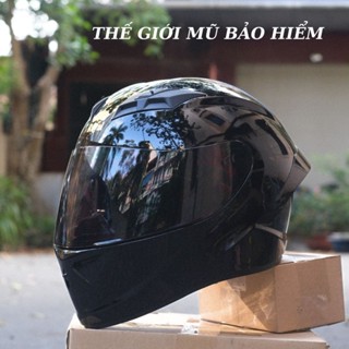  Mũ bảo hiểm fullface Royal M266 2 kính đen bóng,nón bảo hiểm chùm đầu hàng chính hãng bảo hành 12 tháng 