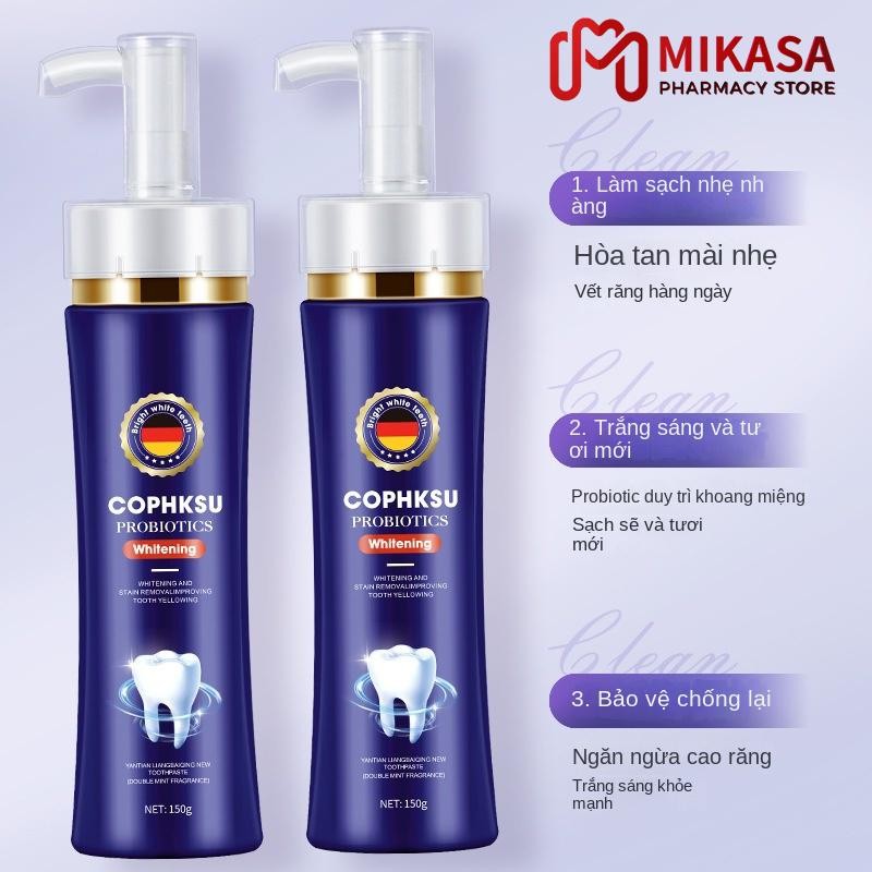 Kem Đánh Răng COPHKSU Nhập Khẩu Đức – Kem COPHKSU Công Nghệ Nano Làm Trắng Răng Đánh Bay Ố Vàng Cao Răng