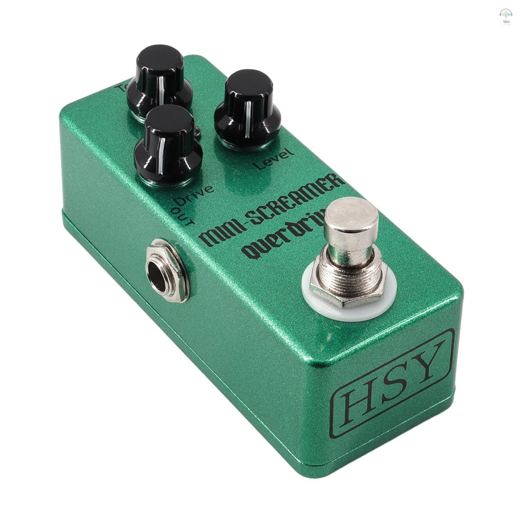 Guitar Overdrive Bàn Đạp Hiệu Ứng Đàn Guitar Điện Bàn Đạp True Bypass Hợp Kim Kẽm Vỏ DC 9V 6.35mm Gi