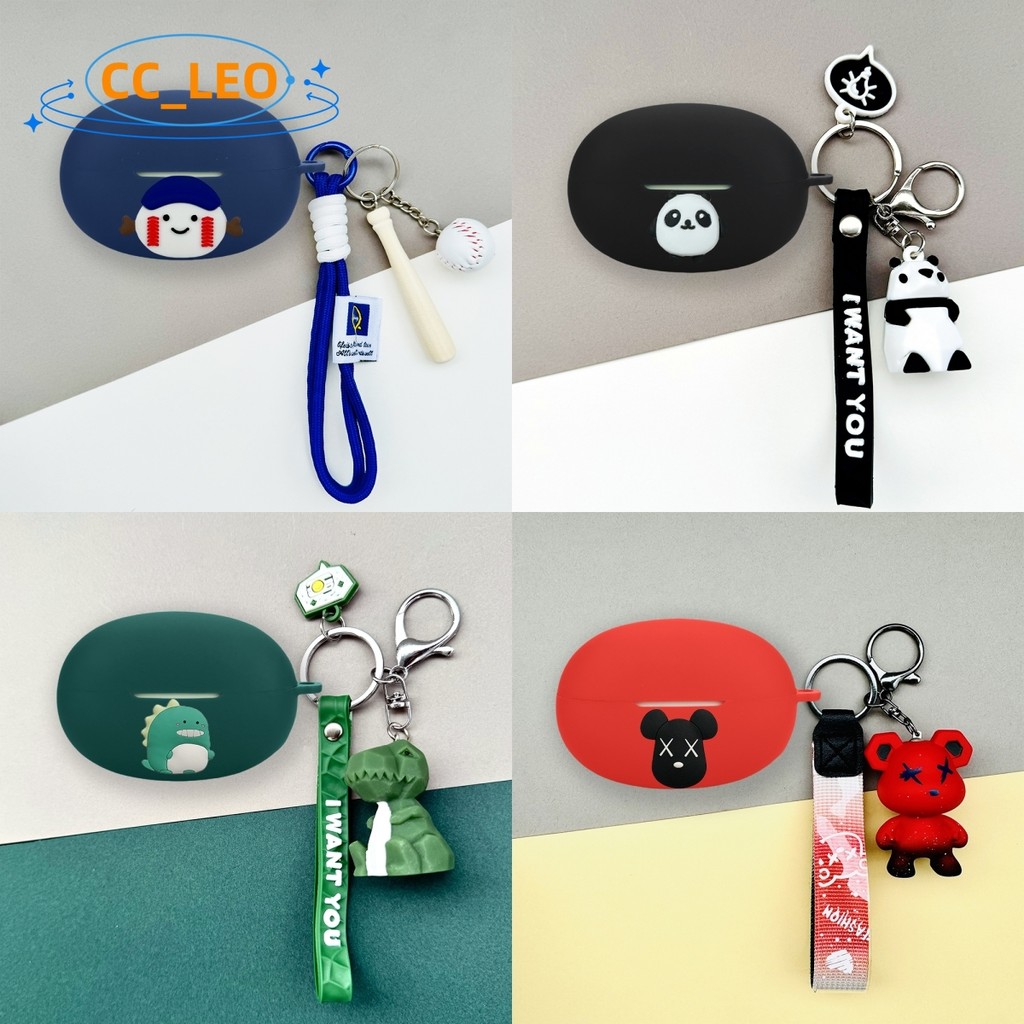 Case for EDIFIER Lolli Clip Cartoon Suitable for EDIFIER Lolli Clip AI Silicone Soft Case Cute Panda