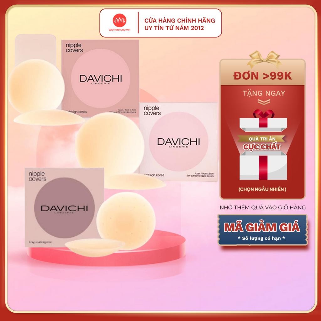 Miếng dán nâng ngực Davichi- dán ngực tự thân bám dính ngăn mồ hôi - davichi miếng dán ngực Hàn Quốc