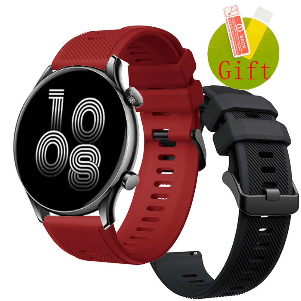Aolon GTS3 GTR3 Dây Đeo Silicon Cho Aolon GTS 3 GTR 3 Đồng Hồ Thông Minh Bảo Vệ Màn Hình Phim Dây Đe