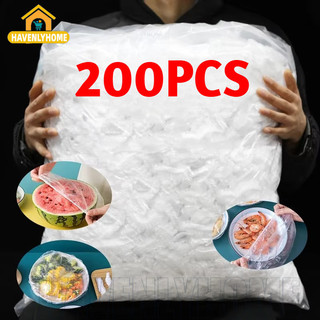 Vỏ PE co giãn dùng một lần 14-35cm | 100 Miếng bảo vệ thực phẩm đàn hồi, Vỏ bát chống nước không chứa BPA cho gia đình / ngoài trời, Thiết kế dày 0,1mm