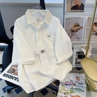 Áo Sơ Mi Tay Lửng Màu Trơn In Họa Tiết Trẻ Trung Thời Trang Cho Nam Màu Sắc