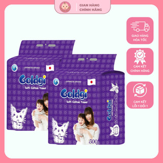 Khăn Vải Đa Năng Goldgi Soft Cotton Towel 500g – Mềm Mại, Thấm Hút Tốt – An Toàn Cho Bé