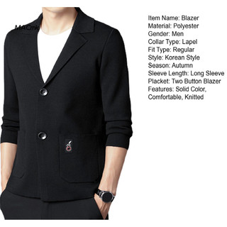 < Cod > Áo Blazer Nam Màu Trơn