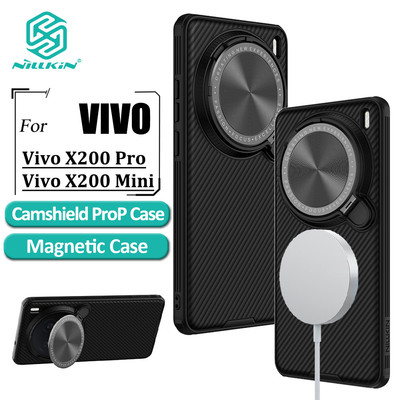 Ốp Từ Tính Nillkin Cho Vivo X200 Ultra / X200 Pro / X200 Pro Mini Ốp điện thoại Bảo Vệ Ống Kính Phong Cách Lật Ốp điện thoại