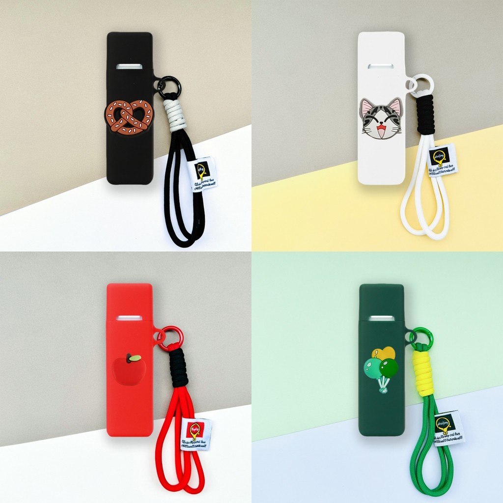 For Anker Soundcore A30i Case Cute Lanyard Pendant Cartoon Panda Frog Soundcore A30i Silicone Soft C