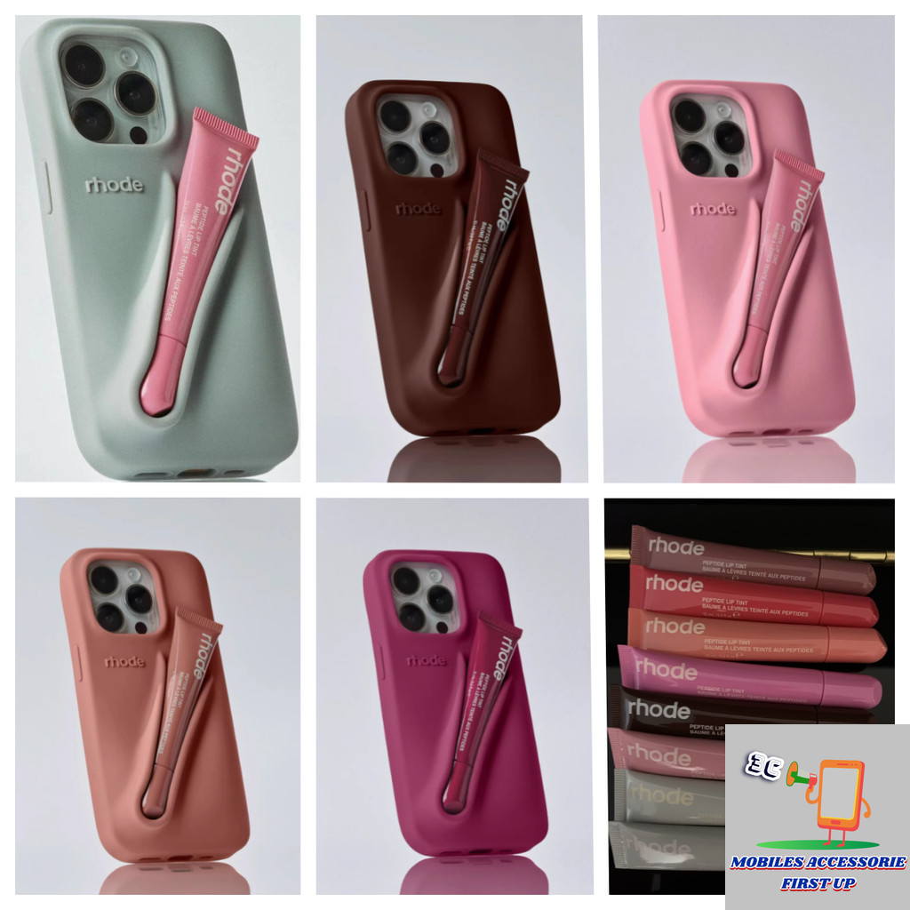 (Có logo) Son môi Silicone Cushion Điện thoại iPhone 11 12 Pro Max Son môi Bảo vệ màn hình Inscover