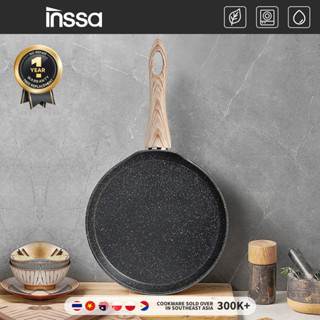 Inssa Chảo Nướng Đáy Phẳng Chống Dính 26cm Nướng Thịt Chiên Bánh Xèo Làm Bánh Ngàn Lớp GUOJ035 - Bảo Hành 1 Năm