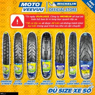 [MTVV] Vỏ lốp xe máy MICHELIN Pilot Street 2 Anakee Moto GP City Extra Sirac 50 60 70 80 90 100 110 120 130 140 150<END>