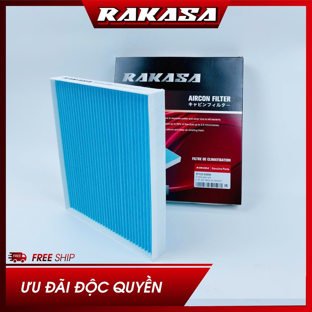 RAKASA LỌC ĐH CRETA, KONA, TUCSON, RIO, SPORTTAGE 2017+, ACCENT  2018+,SOLARIS,SELTOS, SONET Mã SP: 