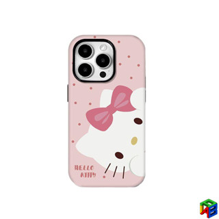 Dành Cho iphone 16promax 17Promax 15Promax Phim 2 Trong 1 Hai Tầng 14 / 13Promax 12 / 11promax 7 / 8Plus Xsmax Vỏ Bảo Vệ Chống Rơi Màu Hồng Dễ Thương Hello Kitty