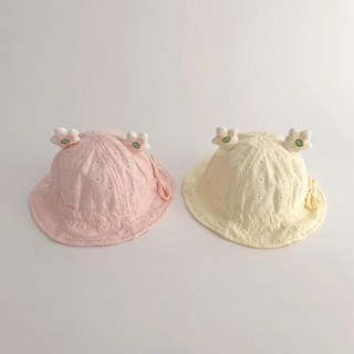 Hoa Dễ Thương Cho Bé Nón Người Cá Mũ Cho Trẻ Sơ Sinh Bé Gái Màu Trơn Cotton Trẻ Em Mùa Hè Panama Mũ Chống Nắng