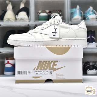 Giày Thể Thao Travis Scott X JD1 Low White Party Cổ Thấp Clever Man Store