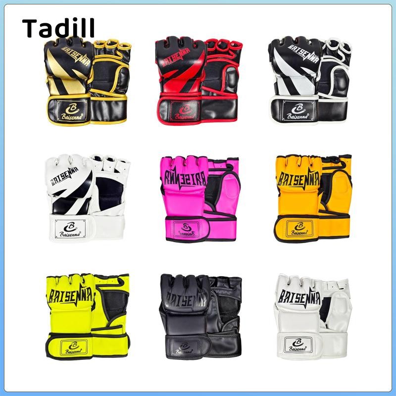 Tadill Găng Tay Đấm Bốc Găng Tay Mma Găng Tay Chiến Đấu Nửa Ngón Tay Túi Cát Taekwondo Sanda Kickbox