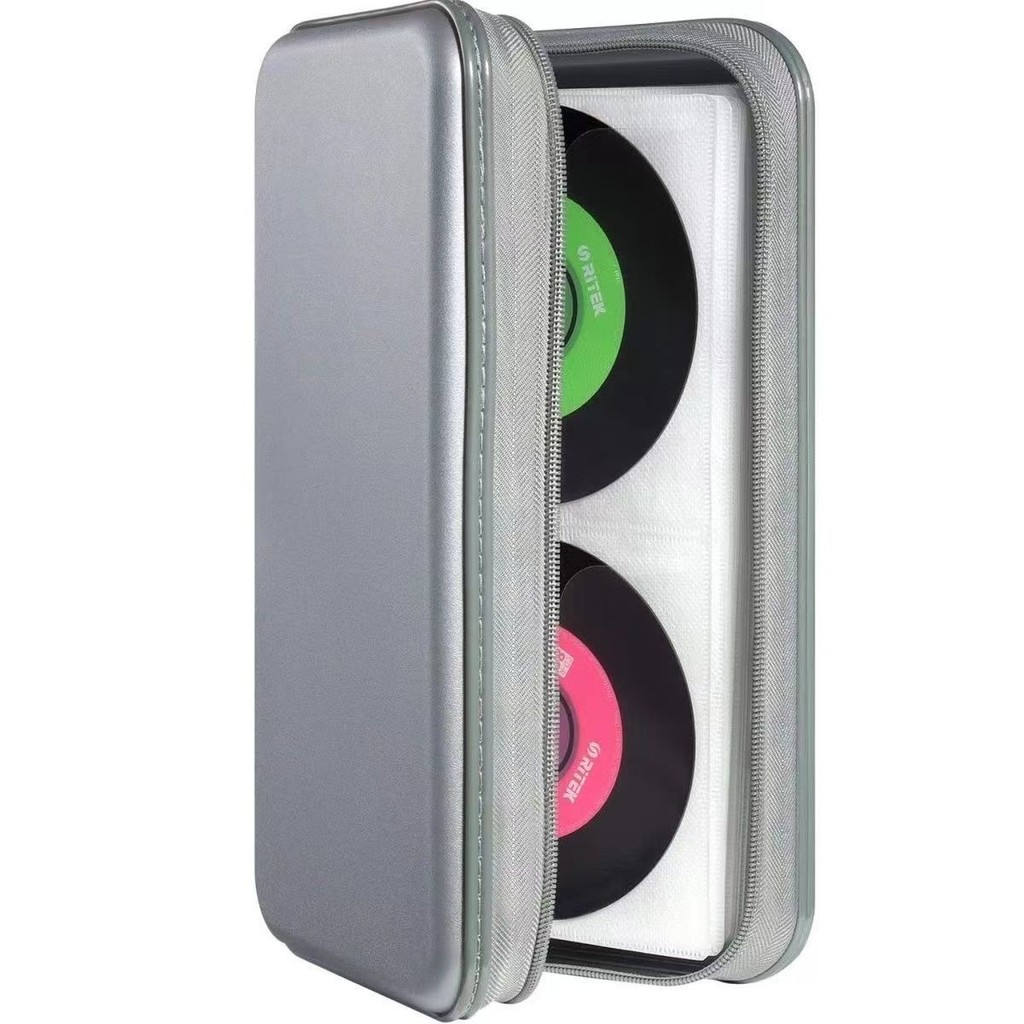 Ổ đĩa CD lưu trữ, hộp lưu trữ CD ô tô, 40 đĩa, 80 đĩa, túi lưu trữ CD di động dung lượng lớn, hộp lư