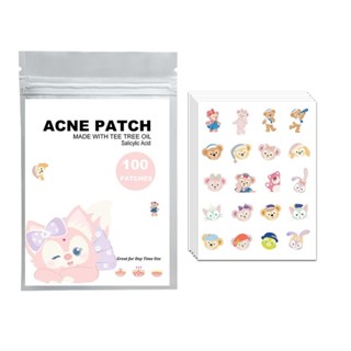 Miếng dán Hỗ trợ giảm mụn chống nước Hydrocolloid Axit Salicylic Họa tiết mụn Mẫu làm đẹp Phim hoạt hình không đều T4I9