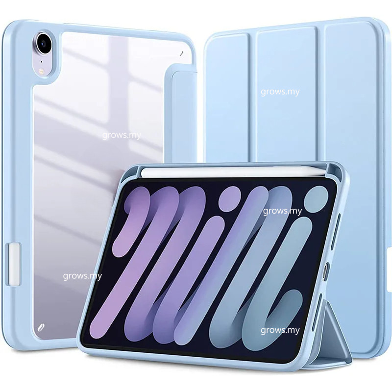 Ốp điện thoại Cho iPad Mini 7 8.3 "A2993 A2996 Mini A17 Pro 2024 Trong Suốt Cứng PC Mặt Sau Funda Ca