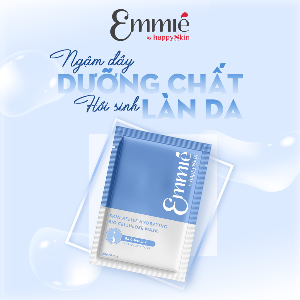 Ảnh 2 của Hộp Mặt nạ sinh học phục hồi da Emmié B5 Complex ngậm đến 95% dưỡng chất có trong từng gói mask