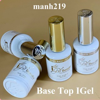 Base top Igel nhập khẩu Mỹ chính hãng (15ml) - Sơn gel liên kết và top phủ bóng cao cấp USA