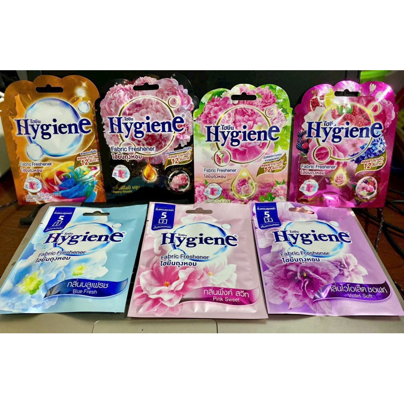 [HOT hygiene ] TÚI THƠM Hygiene Thái Lan đủ màu -  Túi treo làm thơm tủ quần áo ,treo ô tô, khử mùi 