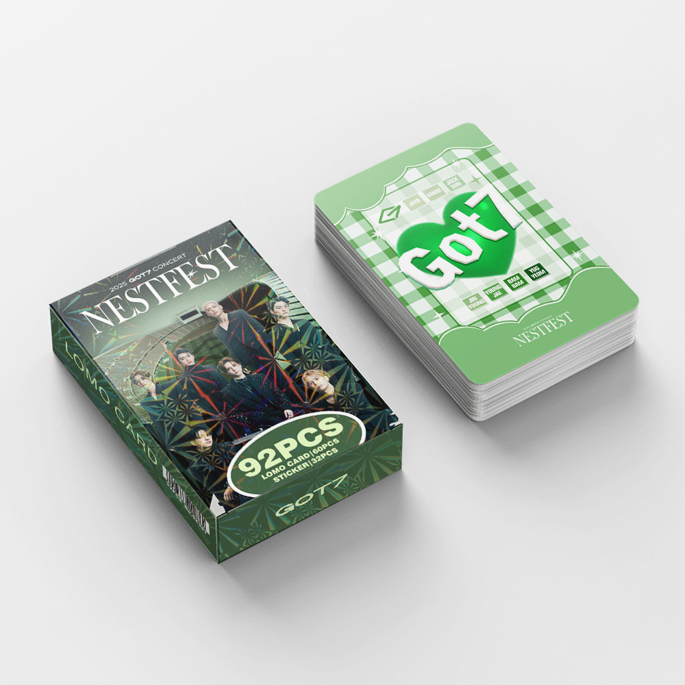 30-124 Chiếc GOT7 NESTFEST Hologram Laser Lomo Cards PYTHON ĐÔNG HEEPTAGON Dán Photocards Jay B JinY