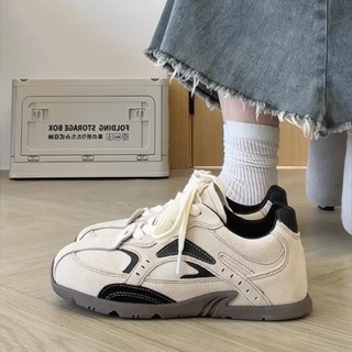 Retro Màu Sắc Phù Hợp Với Giày Tập Luyện Đức Nữ 2024 Phong Cách Mới Thu Đông Bán Chạy Đế Mềm Forrest Gump Giày Thể Thao Nhẹ Chạy Bộ