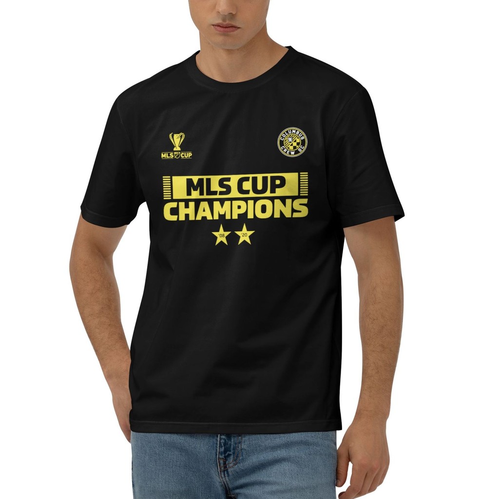 Áo thun Cotton in họa tiết cổ điển Columbus Crew Sc 2 lần Mls Cup