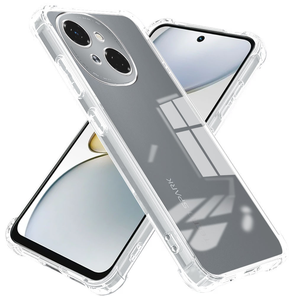 Ốp Điện Thoại Trong Suốt Chống Sốc Cho Tecno Spark Go 1 / Go 2024 / Go 2025 / 2023 / 2022 / 2020 / 2