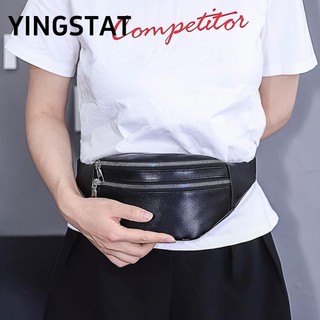 YINGSTAT Túi thắt lưng , Gói Fanny sang trọng bằng da PU, Túi đeo thắt lưng thời trang đa chức năng chống nước dung tích lớn du lịch
