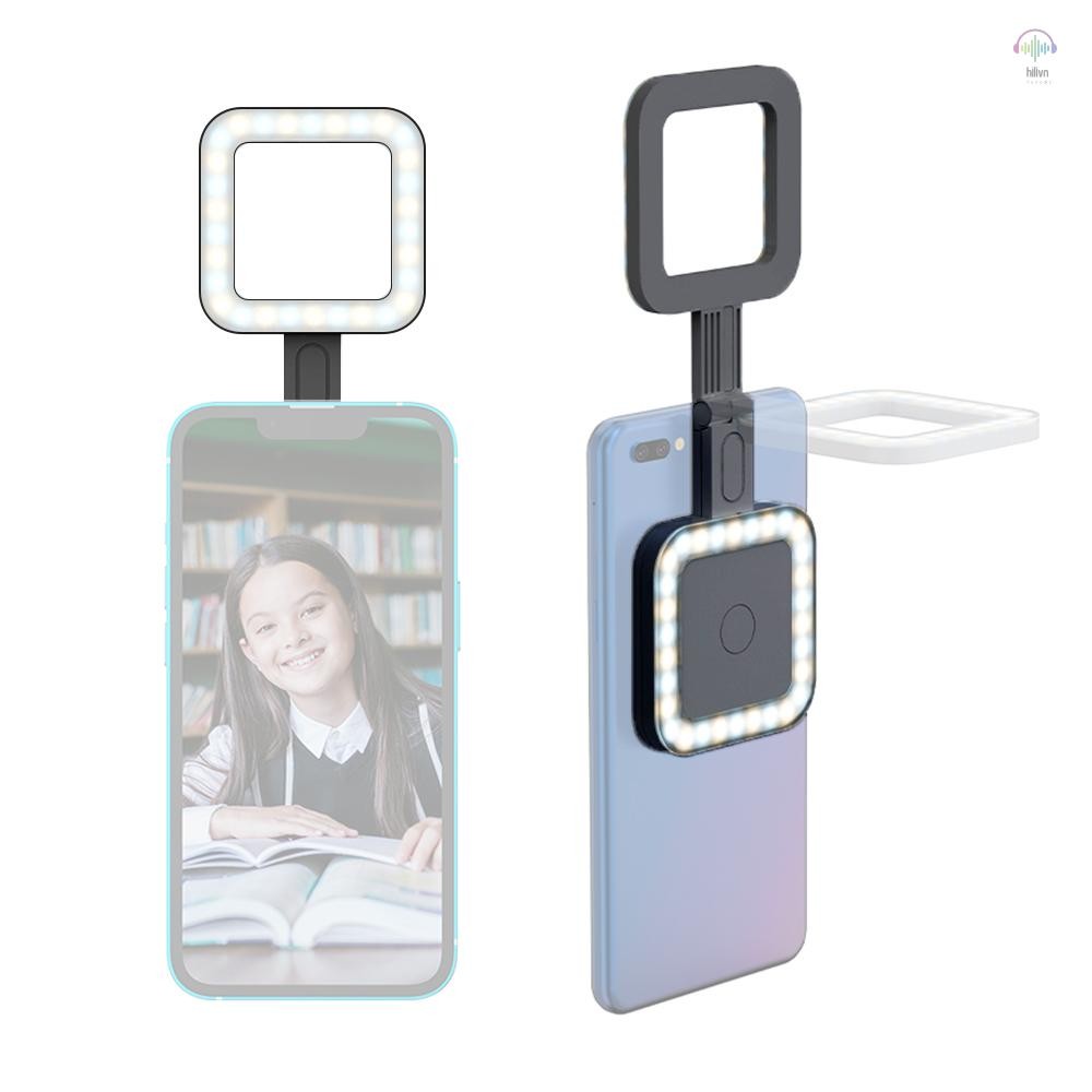 Đèn LED lấp đầy từ tính cho điện thoại Đèn Selfie LED Video Light 2500K-9000K Thay thế pin tích hợp 