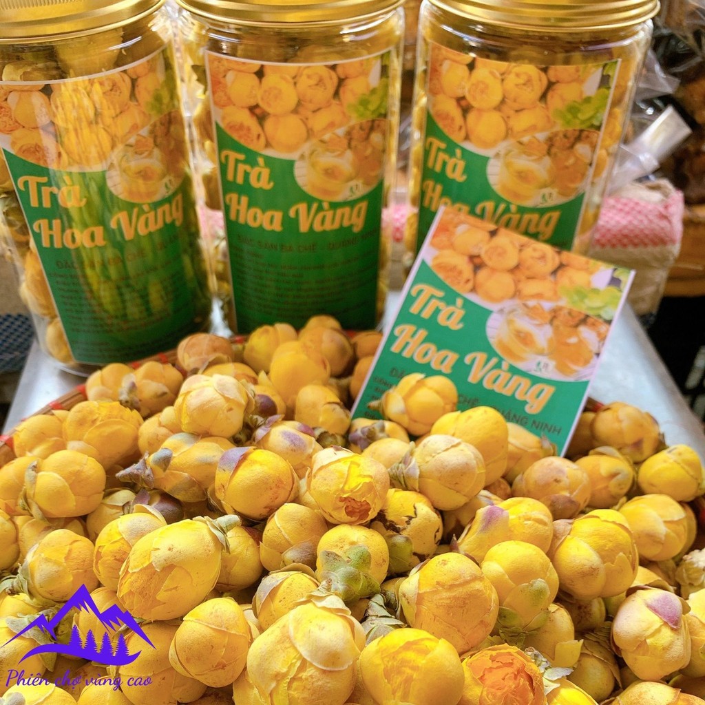 Trà hoa vàng Ba Chẽ, Quảng Ninh sấy lạnh thượng hạng. Đặc sản chè hoa vàng, kim hoa trà, trà hoa vàn