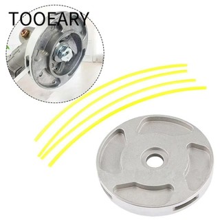 TOOEARY Công CỤ 1 Đầu Cắt Bàn Chải, Đầu Tông Đơ Cỏ Nylon Đa Năng, Bền Cho Máy Cắt Cỏ Hợp Kim Nhôm Với 4 Cáp Đầu Dây Cắt Cỏ