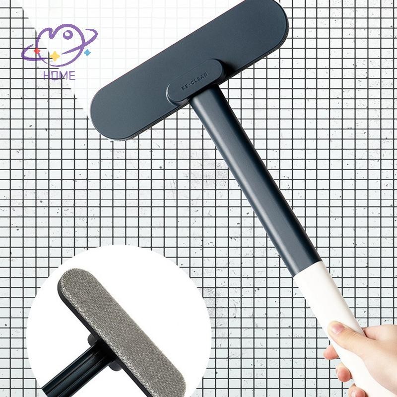 [mayhome] Window Screen Cleaning Brush Mesh Cleaner Long Handle Dust Removal Cleaning Brush With Wid